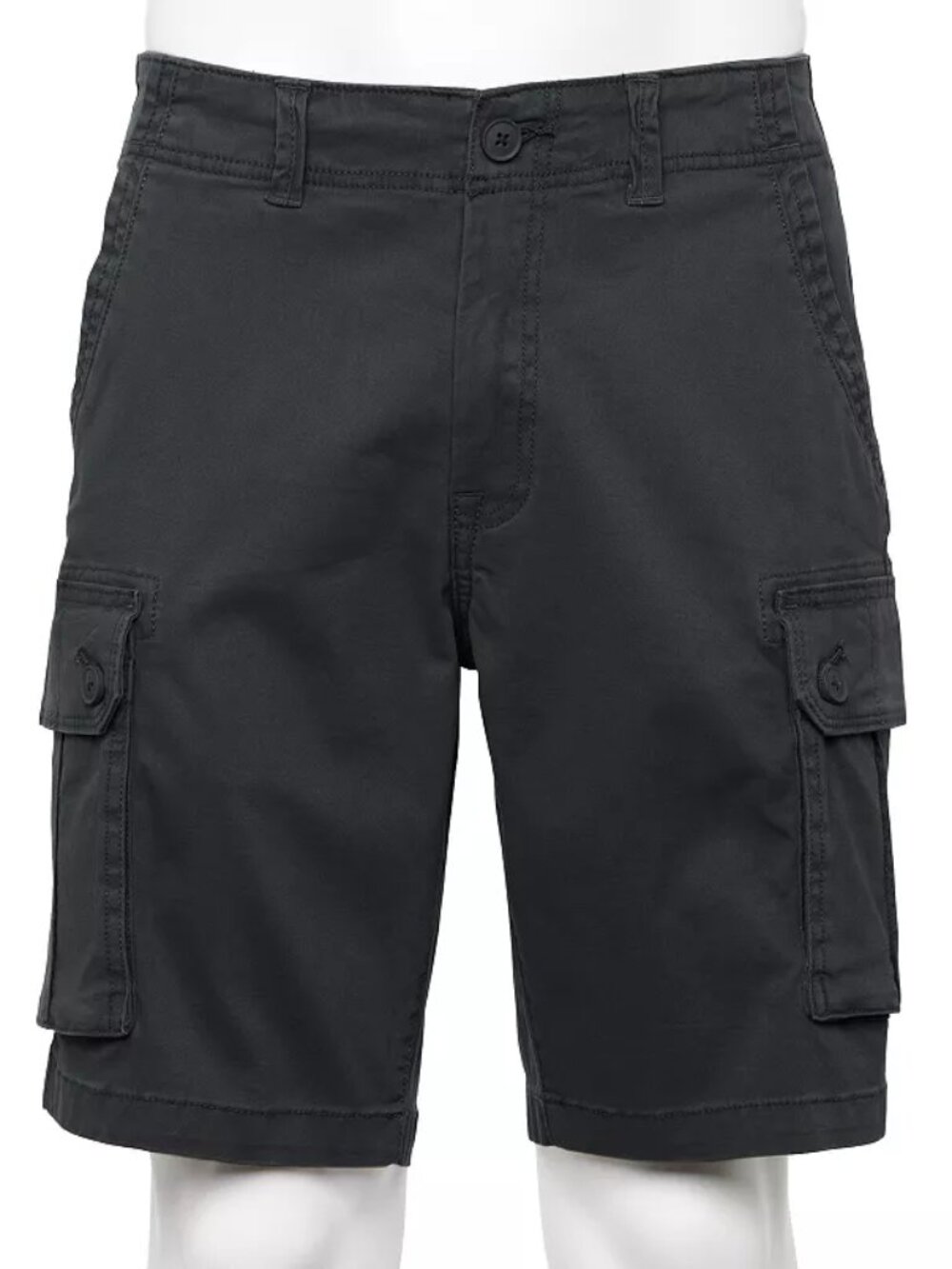 Men's Sonoma Goods For Life 10" Flat Front Cargo Shorts - Black - 29 - NWT